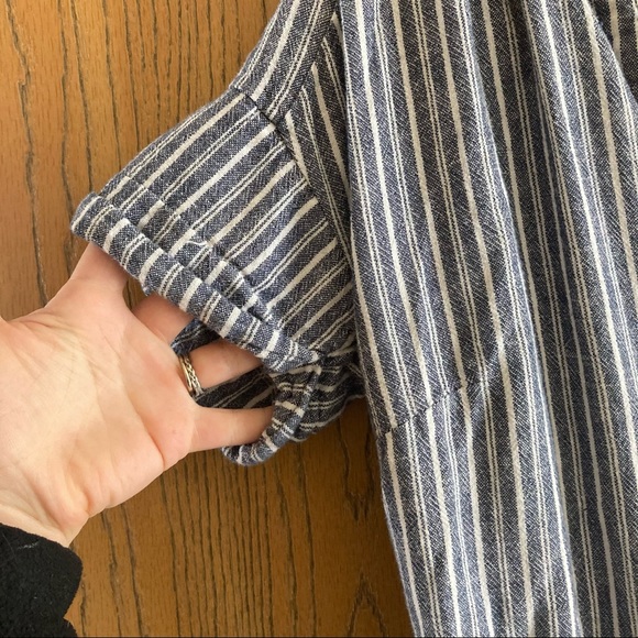 Old Navy Gingham Striped Button-down Romper - Picture 7 of 13